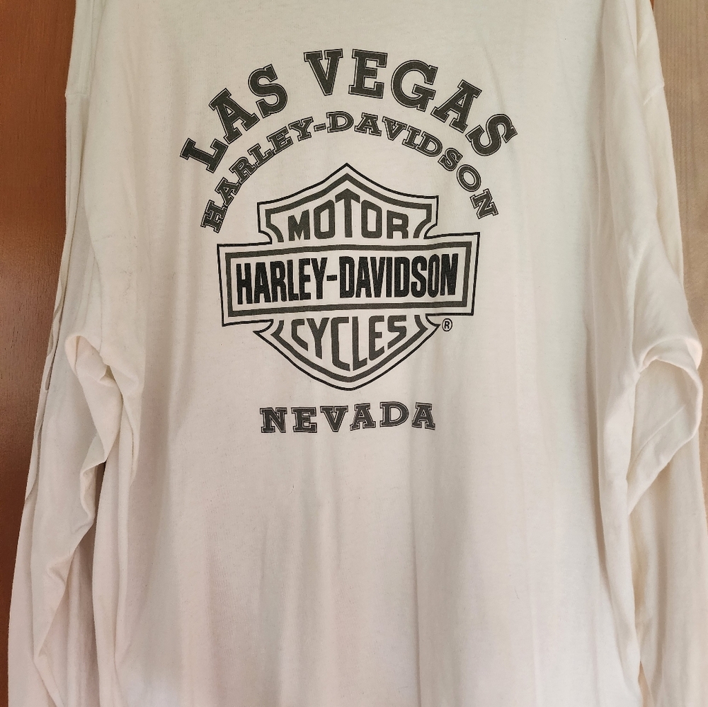 Harley-Davidson Men's 2XL Long Sleeve T-shirt - Picture 4 of 6